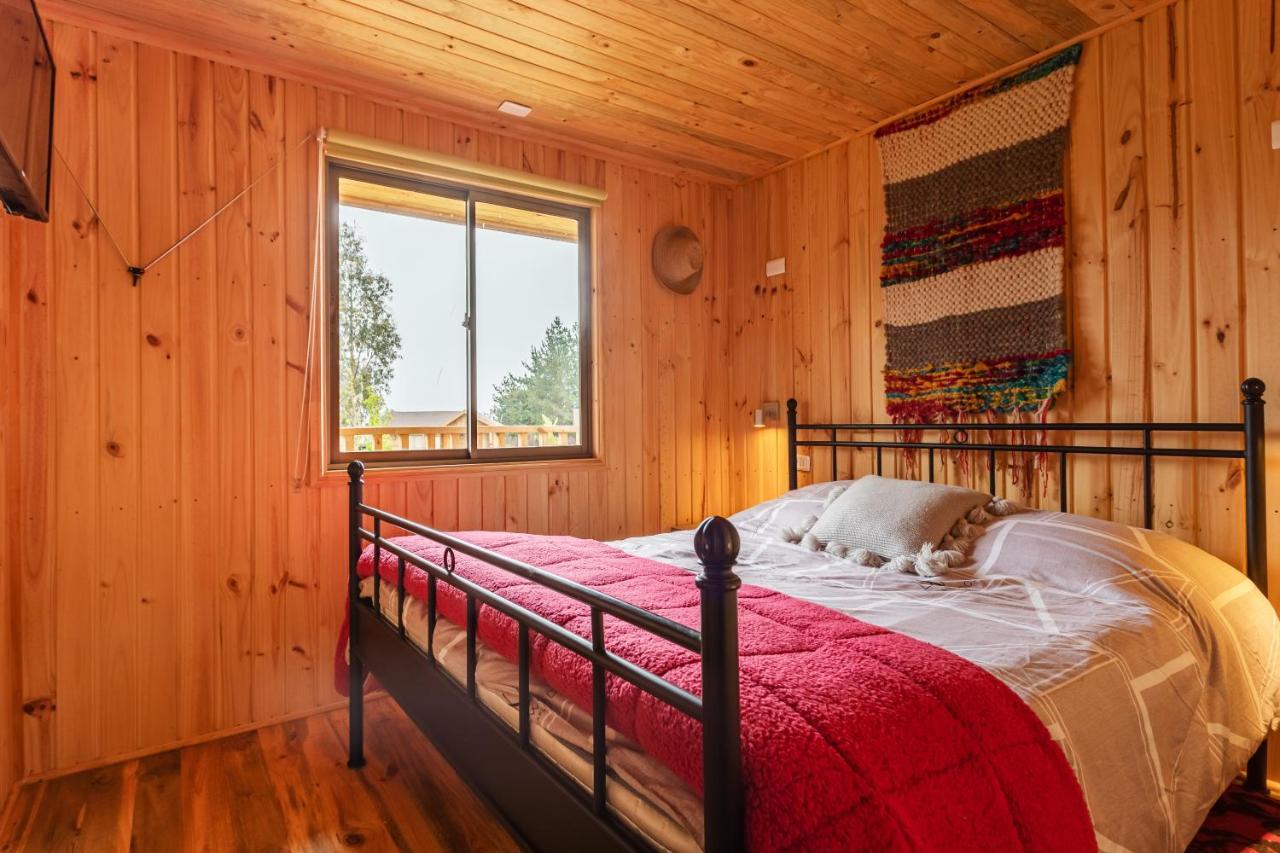 Cabana En Tunquen Con Parrilla, Fogon, Piscina Y Bosque Luaran gambar